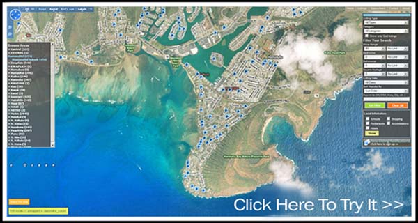 Hawaii Real Estate Listings MLS Map